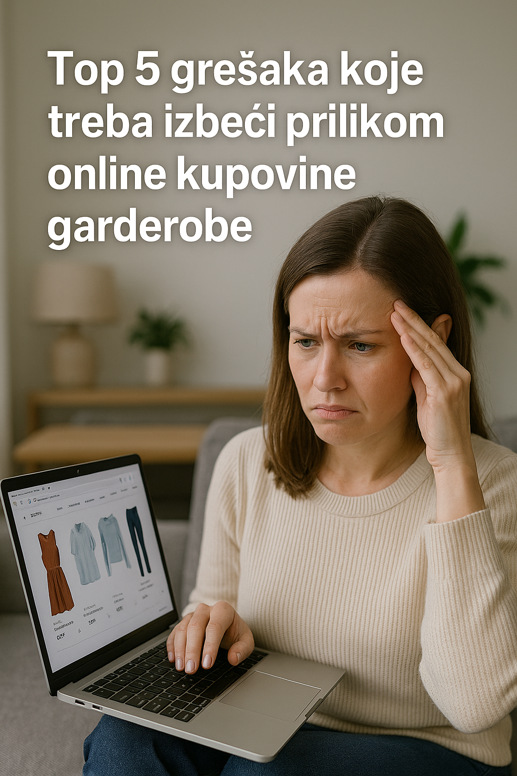 Top 5 grešaka koje treba izbeći prilikom online kupovine garderobe